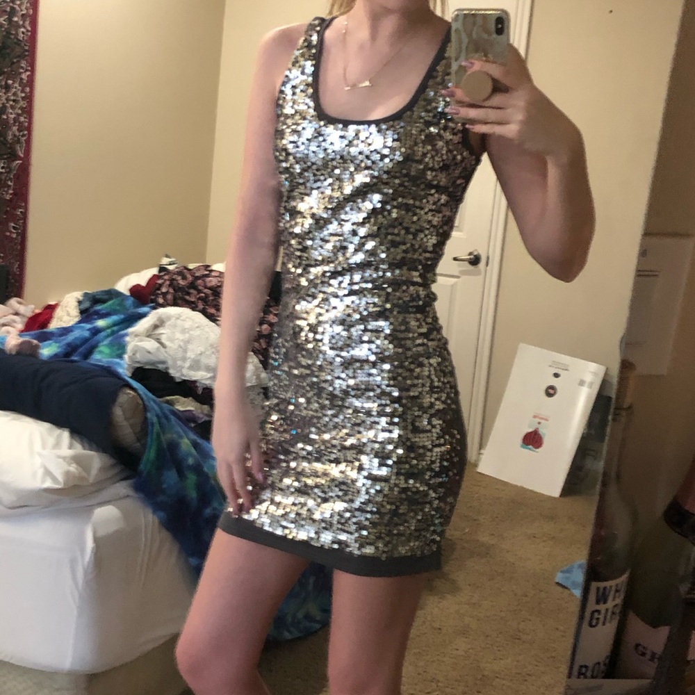 Sequin Mini Dress
